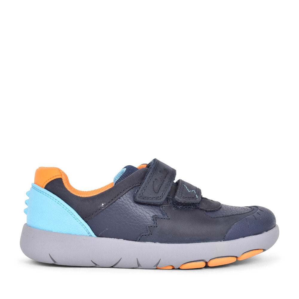 Boys Toddler Rex Quest Navy Combi Shoe  In Kids G Fit
