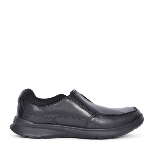Cotrell Free Leather H Fit Slip On Shoe For Men In Blk Leather