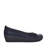 Orient 36.471 Casual Slip On Wedge Shoe For Ladies In Navy