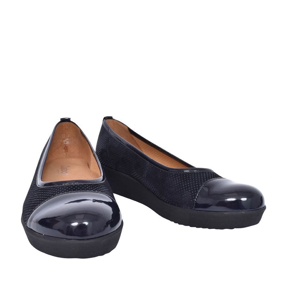 Orient 36.471 Casual Slip On Wedge Shoe For Ladies In Navy