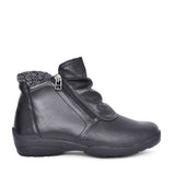 Ladies Stoke 2v Extra Wide Ankle Boot In Black