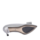 High Heel Court Shoe For Ladies In Silver