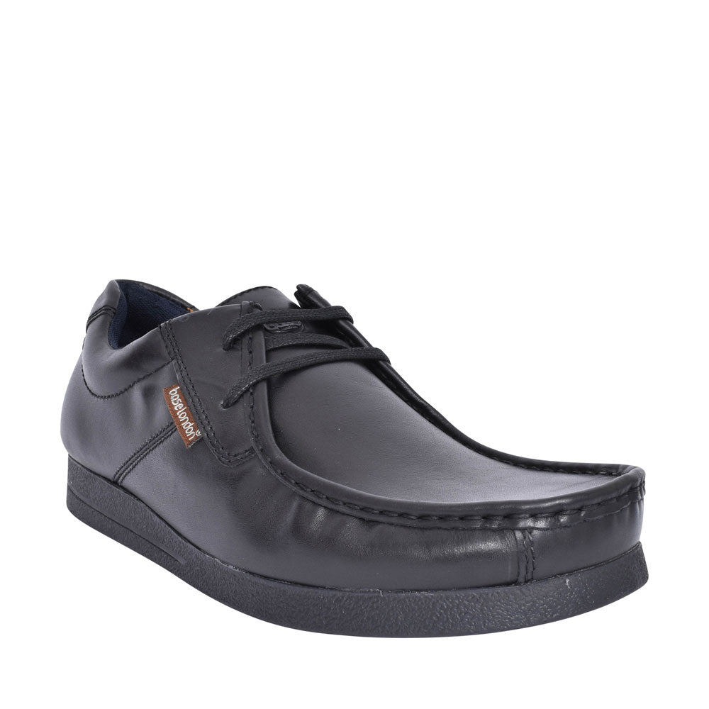Event Casual Laced Moccasin Shoe For Men In Black