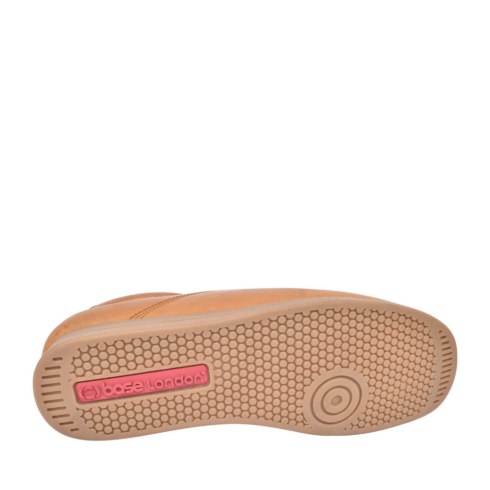 Event Casual Laced Moccasin Shoe For Men In Tan
