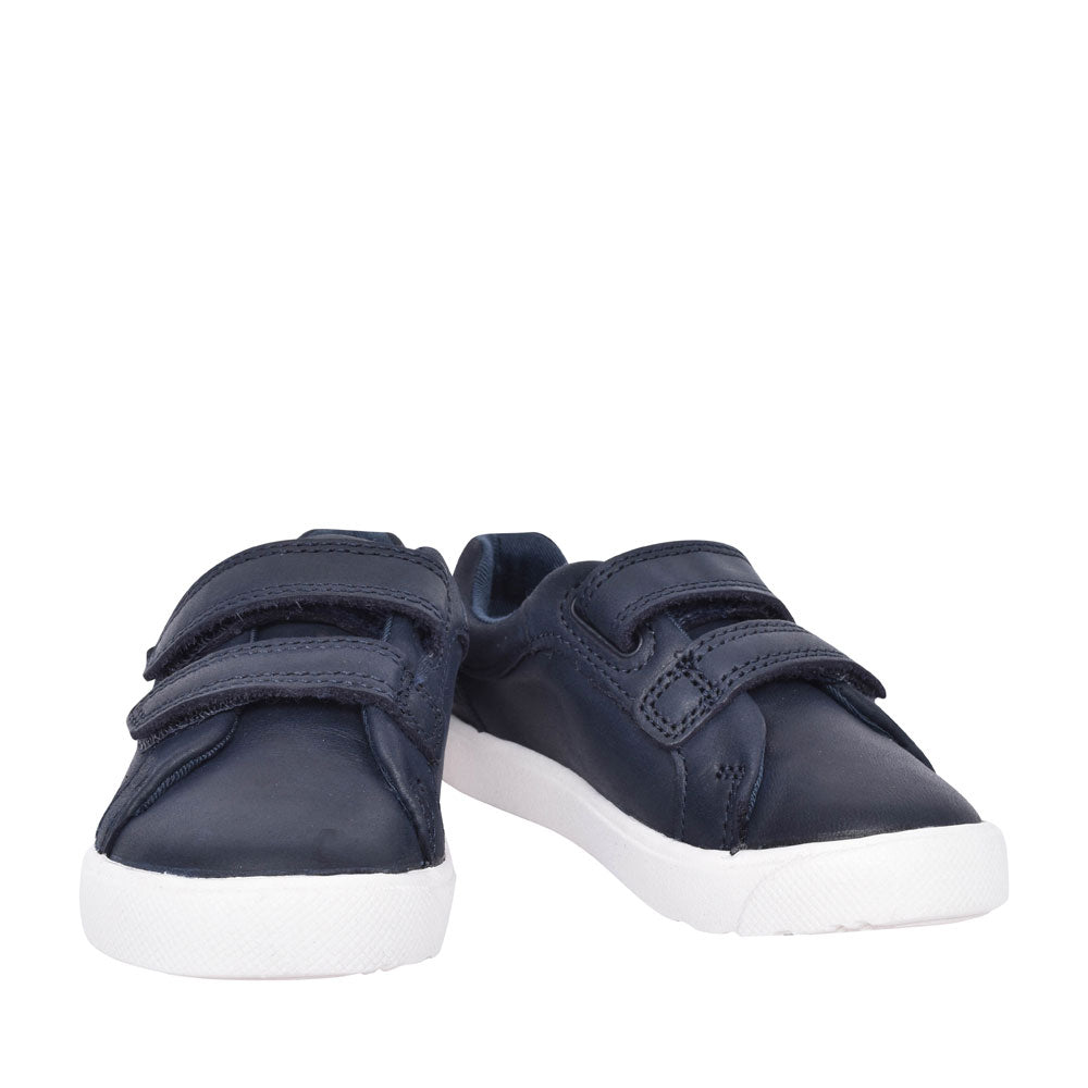Boys Toddler City Oasis Navy Leather Shoe In Kids G Fit