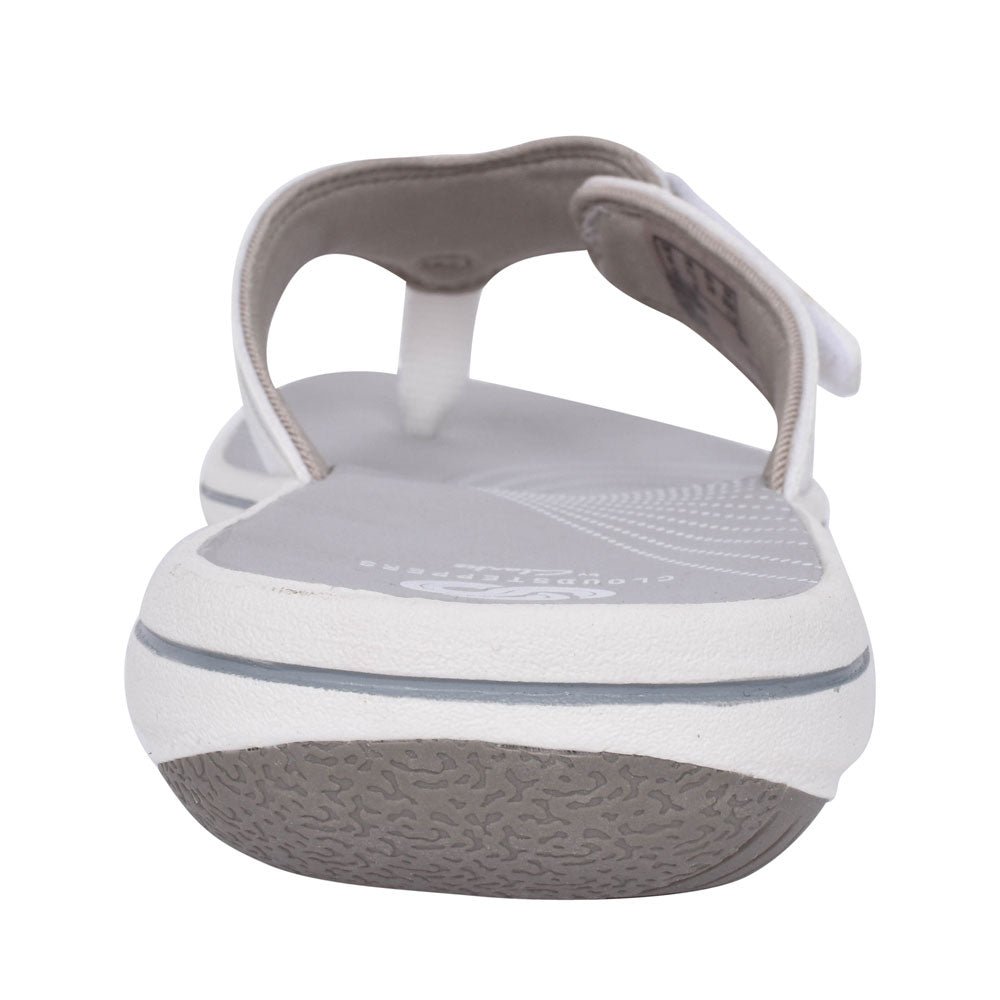 Ladies Brinkley Sea D-fit Toe Post Sandal In White
