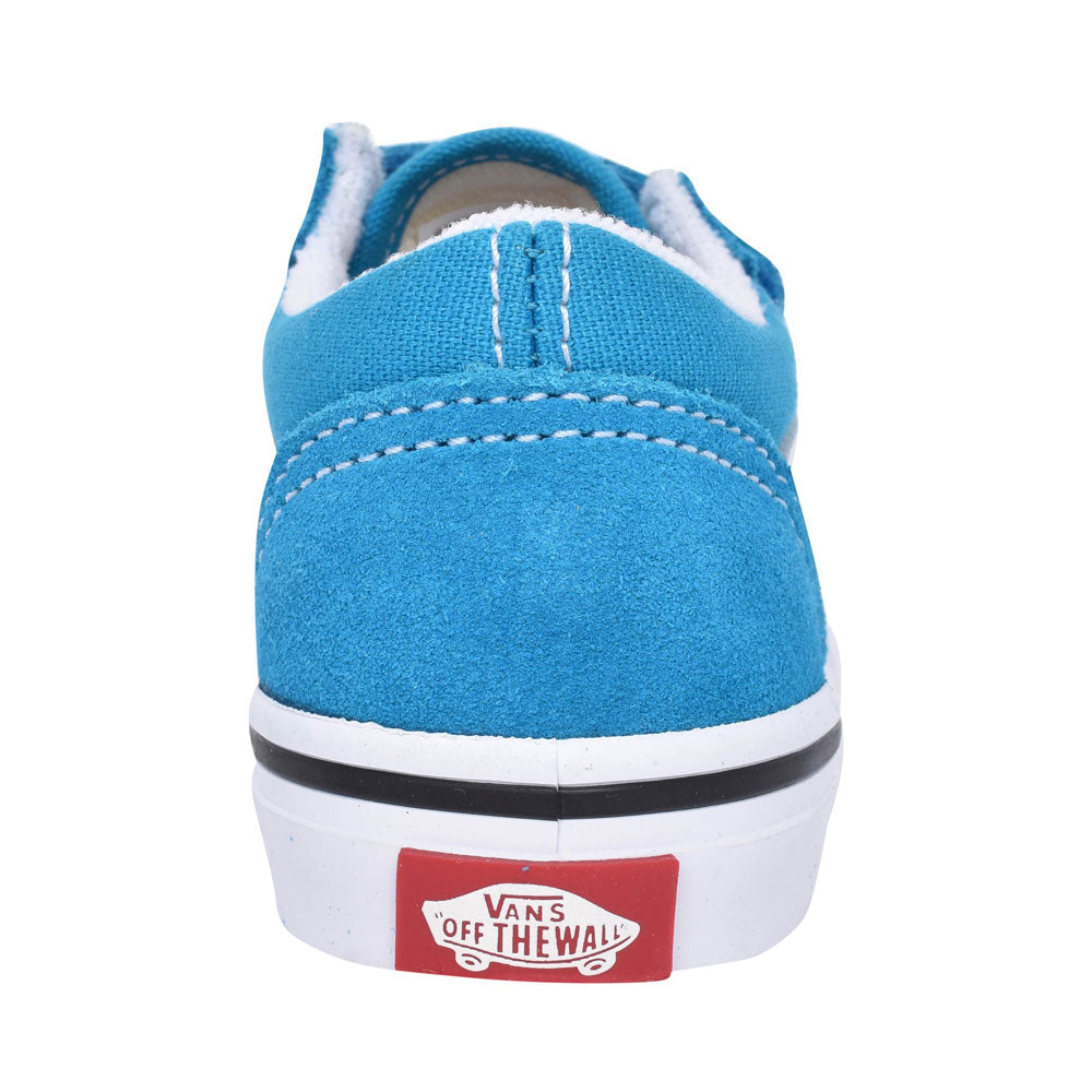 Boys Old Skool V Casual Double Velcro Trainer In Blue