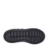 Boys Scape Flare Black Leather Velcro Shoe In Kids G Fit