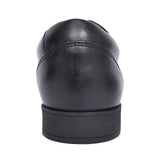 Boys Scala Step Black Leather Laced Shoe In Kids E Fit