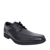 Boys Scala Step Black Leather Laced Shoe In Kids G Fit