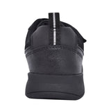Boys Scooter Speed Black Leather Velcro Shoe In Kids E Fit