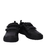 Boys Scooter Speed Black Leather Velcro Shoe In Kids E Fit