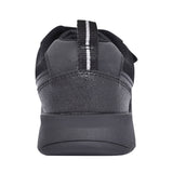 Boys Scooter Speed Black Leather Velcro Shoe In Kids F Fit