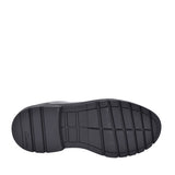 Boys Loxham Pace Black Leather Laced Shoe In Kids F Fit