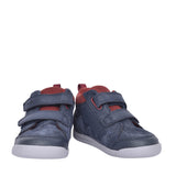 Boys Rex Park Navy Leather Velcro Boot In Kids H Fit