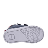 Boys Rex Park Navy Leather Velcro Boot In Kids H Fit