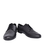 Girls J0455b Plie Laced Brogue Shoe In Blk Leather