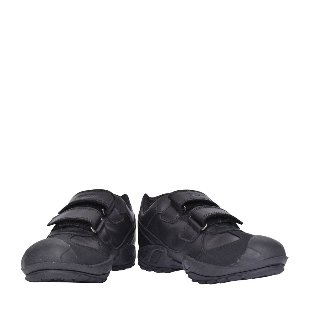 Boys J841vb New Savage Velcro Shoe In Blk Leather