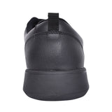 Boys Scape Flare Black Leather Velcro Shoe In Kids H Fit