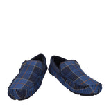 Men's Monty Suede Moccasin Slipper In Midnight Tartan