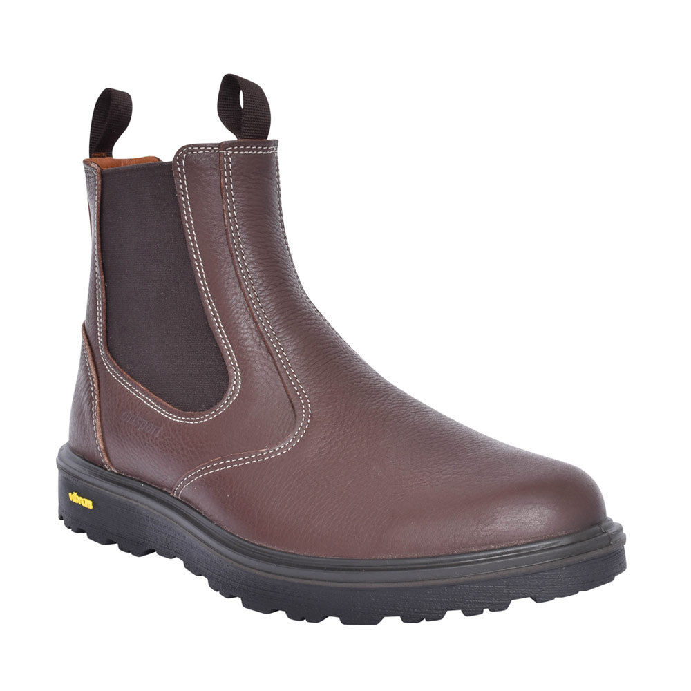 Crieff Cmg691 Slip On Boot In Brown