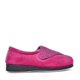 Ladies 424n Hug Wide Fit Slipper In Pink