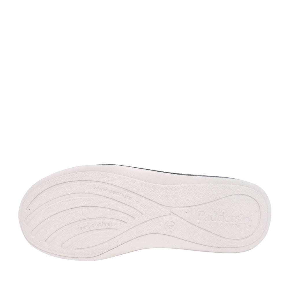 Ladies Hug 424n Wide Fit Slipper In Blue