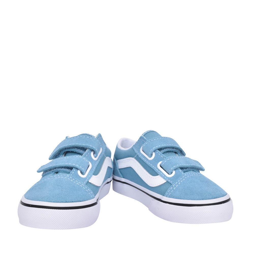 Unisex Toddler Old Skool Velcro Shoe In Sky Blue