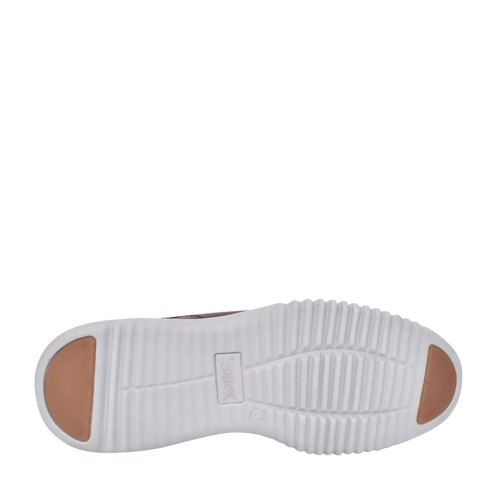 Mens Corvette Laced Shoe In Burgandy