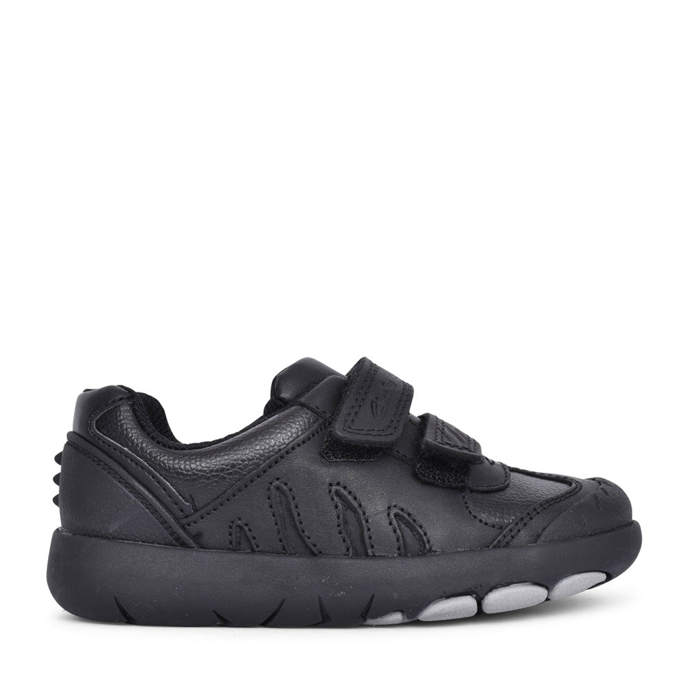 Rex Stride Leather Velcro Shoe E Fit
