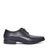 Mens Howard Walk Leather G-fit Laced Shoe In Blk Leather