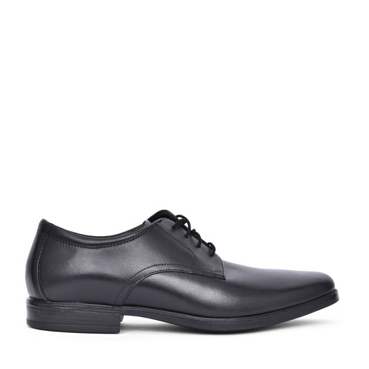 Mens Howard Walk Leather G-fit Laced Shoe In Blk Leather