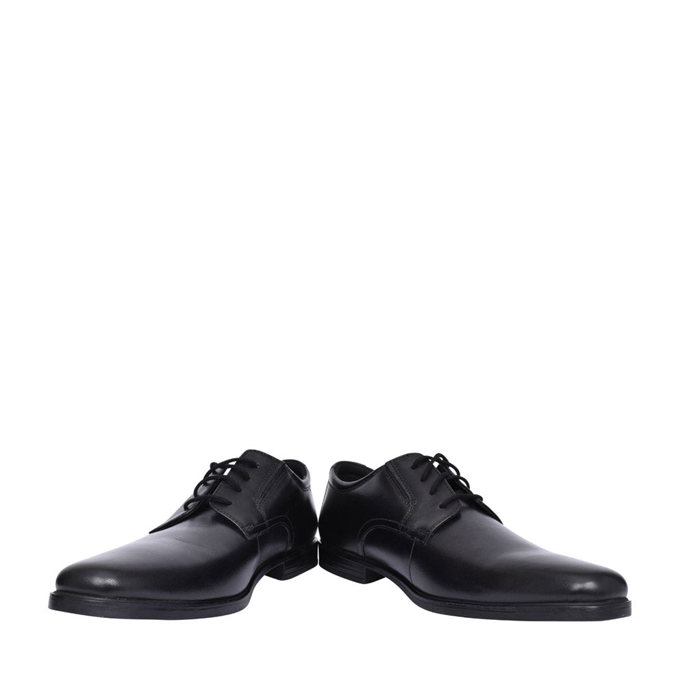 Mens Howard Walk Leather G-fit Laced Shoe In Blk Leather