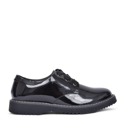 Girls Impact M Fit Shoe In Blk Patent