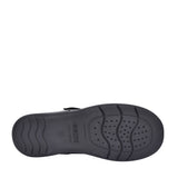 Girls Naimara J16fhb Velcro T-bar Shoe In Blk Leather