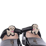 Girls Lk8217 Poppy F-fit Shoe In Blk Patent