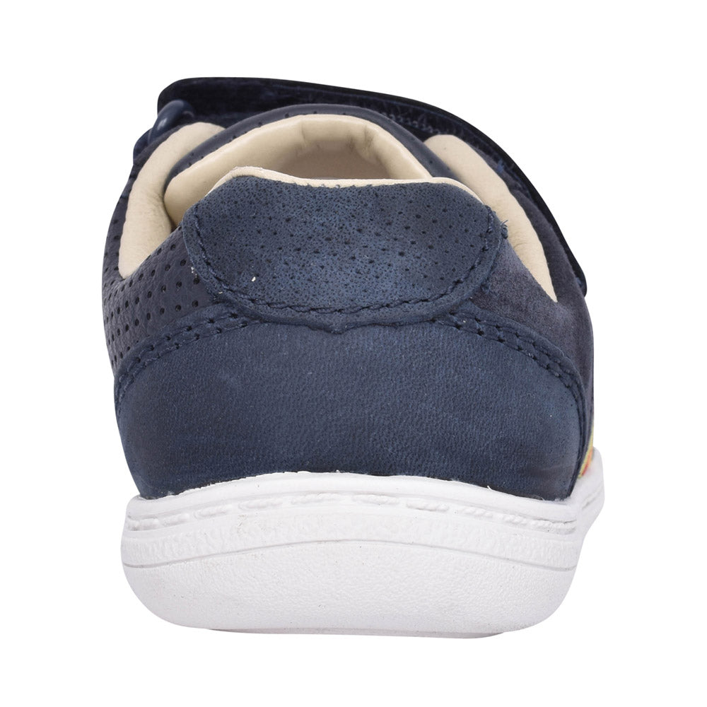 Boys Toddler Flash Beau Navy Leather Shoe In Kids G Fit