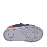 Boys Rex Play Navy/red Leather Shoe In Kids H Fit