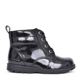 Girls Toddler Dabi Lace Black Patent Boot In Kids G Fit