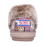Ladies 33347 Too Cozy Chic Cat Slipper In Multi-colour