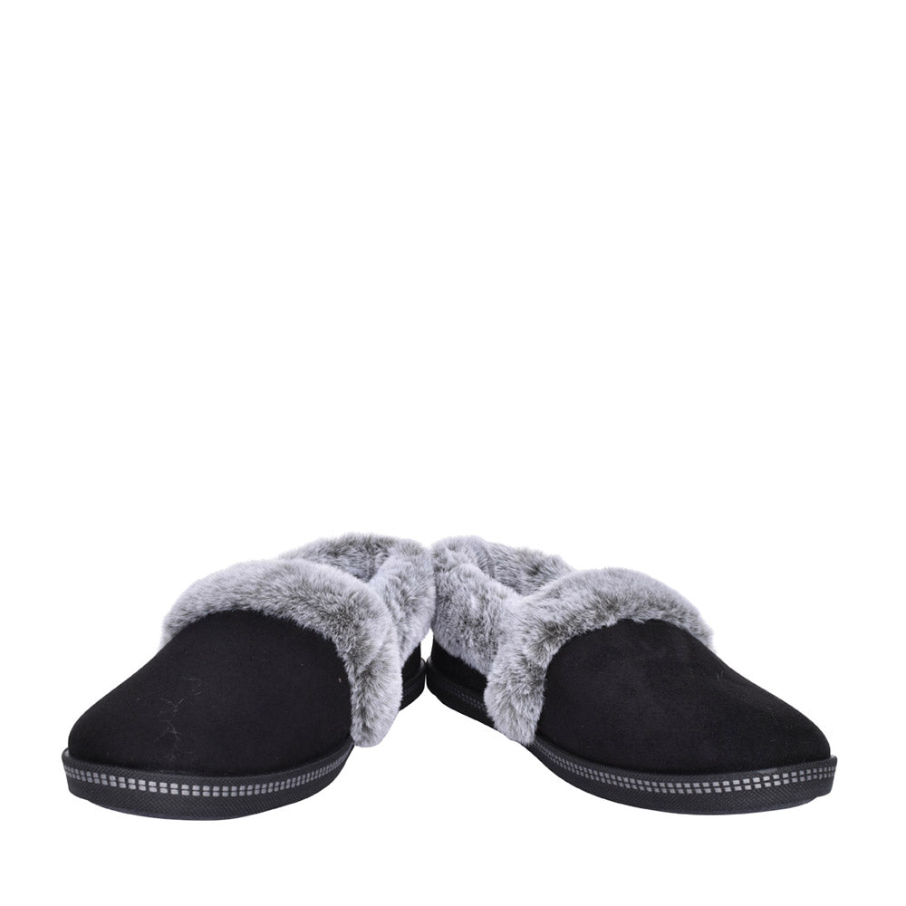 Ladies 32777 Cozy Campfire Slipper In Black