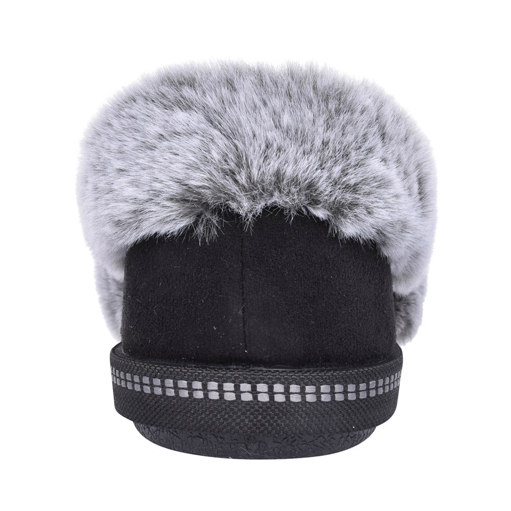 Ladies 32777 Cozy Campfire Slipper In Black