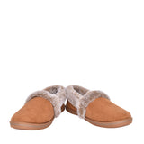 Ladies 32777 Cozy Campfire Slipper In Tan