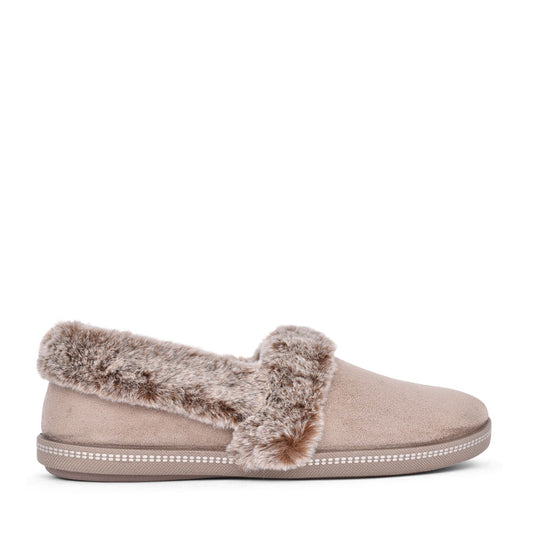 Ladies 32777 Cozy Campfire Slipper In Taupe