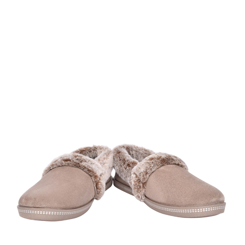 Ladies 32777 Cozy Campfire Slipper In Taupe