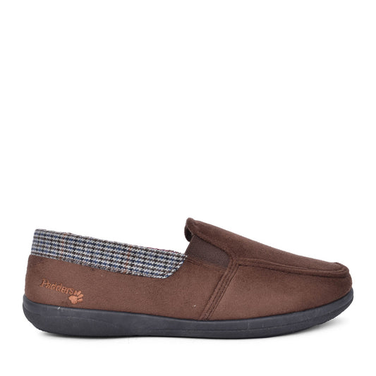 Mens Stan 3226 Wide Fit Slipper In Brown