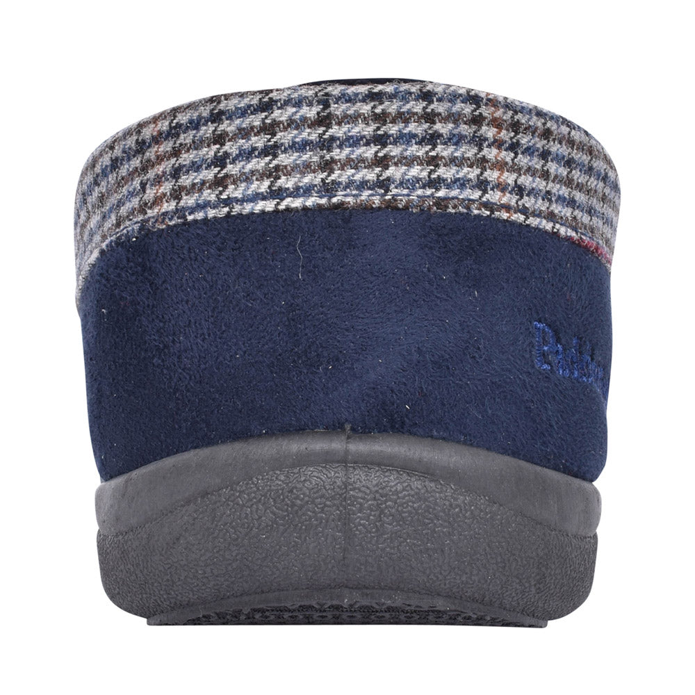 Mens Stan Memory Foam Slipper In Navy