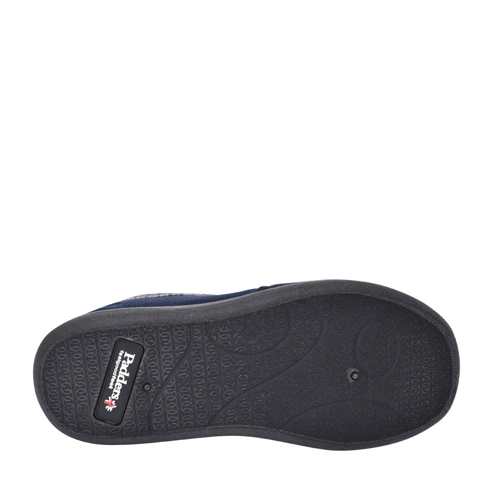 Mens Stan Memory Foam Slipper In Navy