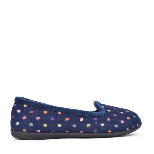 Ladies 3274 Albertine Pump Slipper In Navy