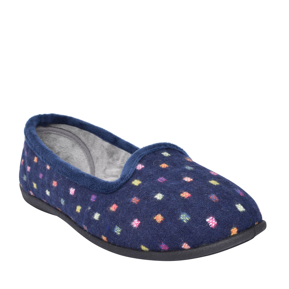 Ladies 3274 Albertine Pump Slipper In Navy